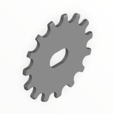 Зірочка вала висівного апарата (z=15, t=12,7) СУПН-8А СУПК 00.4122